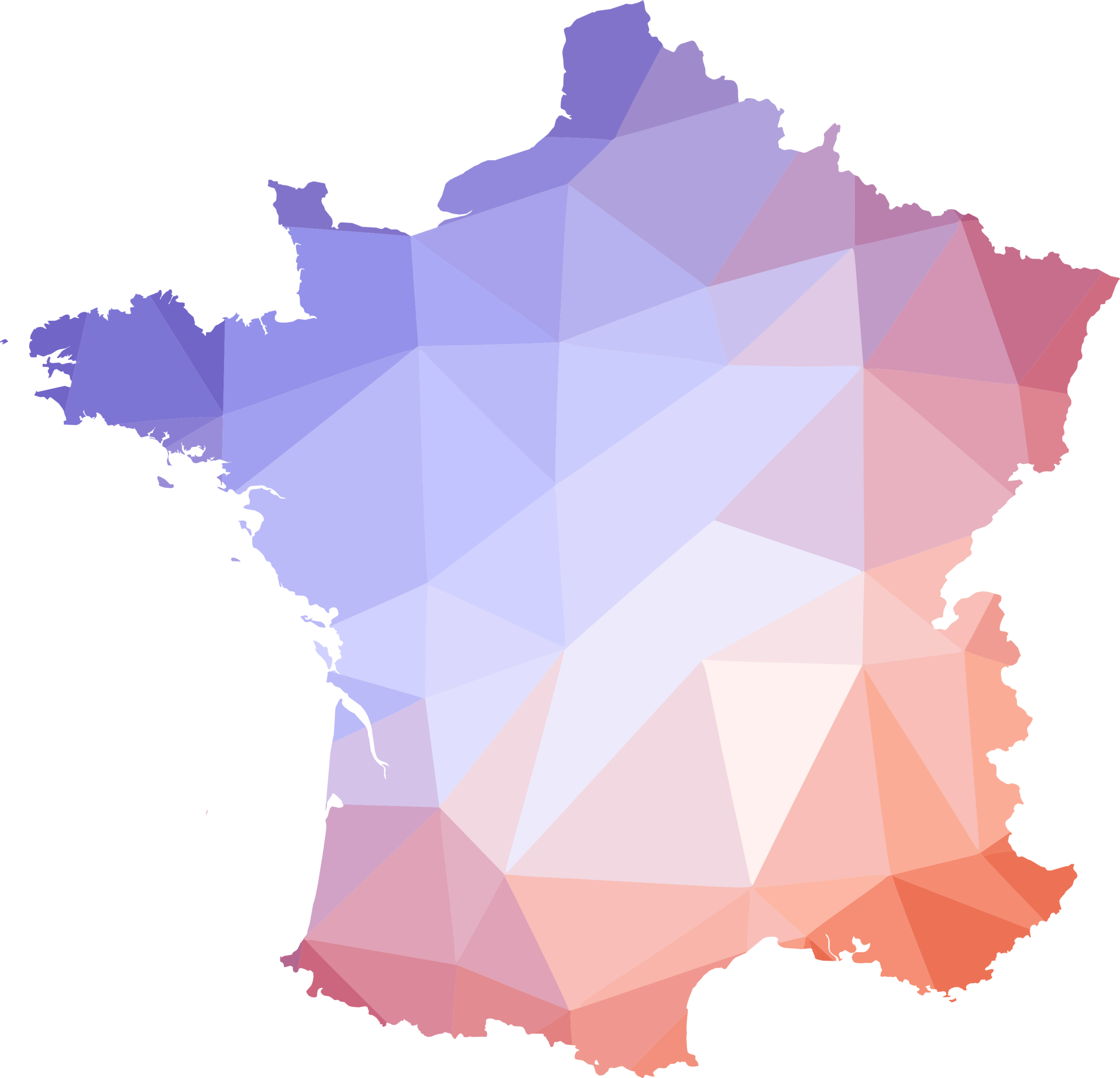A geometric image of France